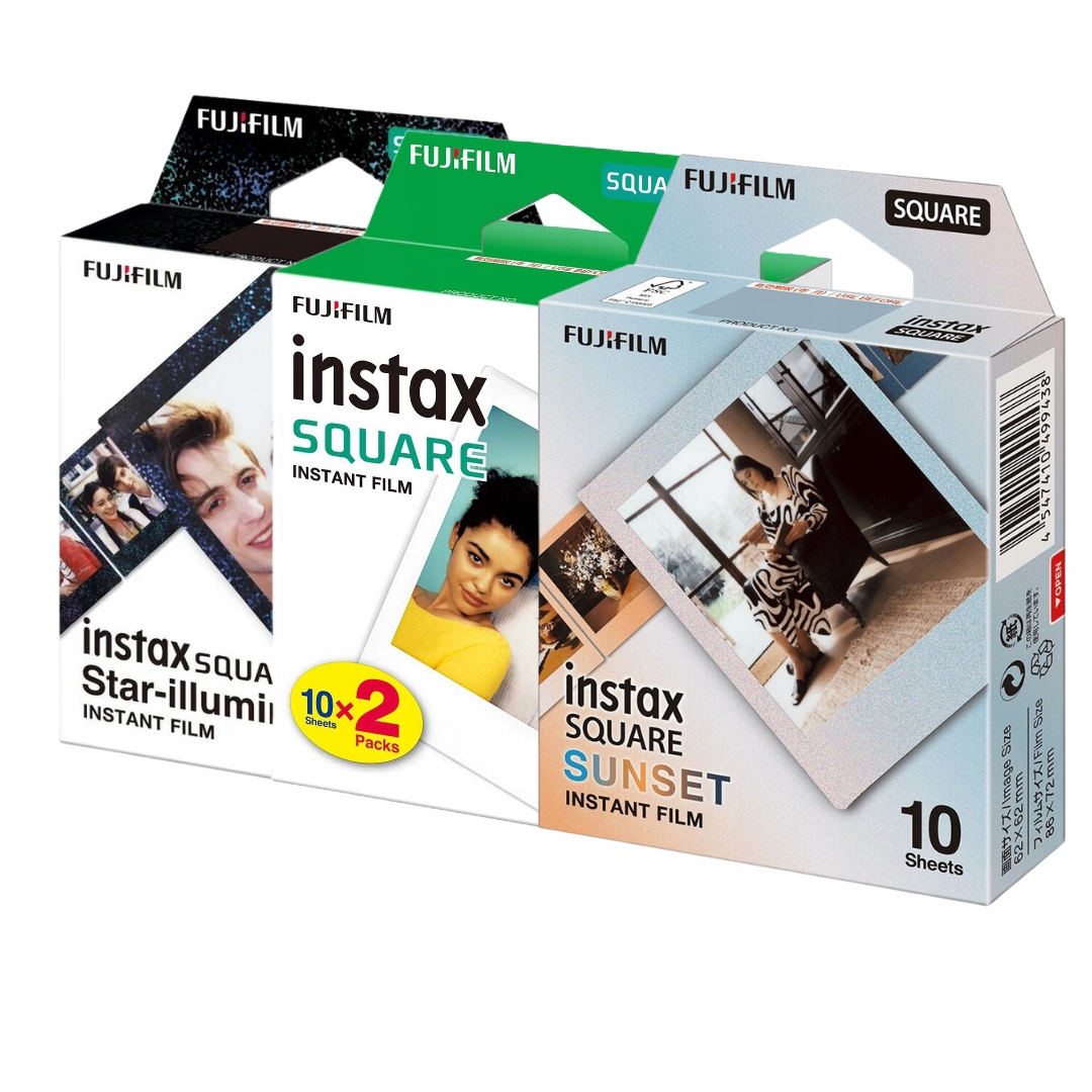Top Set 40 fotografií náplní Fujifilm Instax Square SQ1 SQ2 sunset star