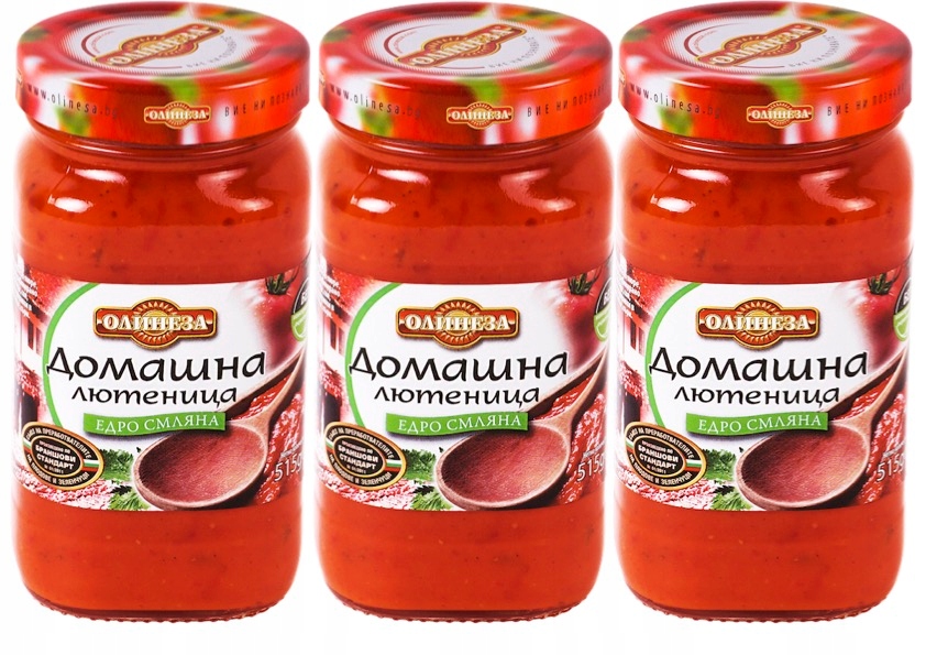 Levně Rajčatové pyré Lutenica Domová Olinesa bulharská zeleninová pasta 515 g