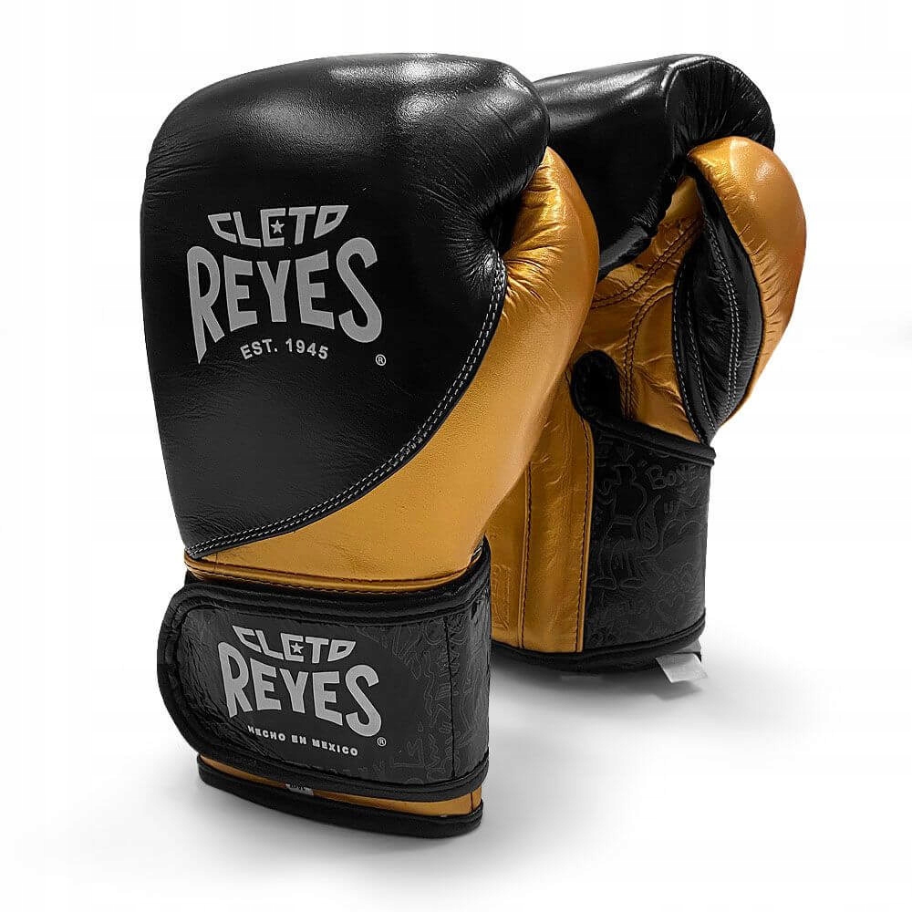 Cleto Reyes Rękawice Bokserskie High Precision Black/Gold 14OZ