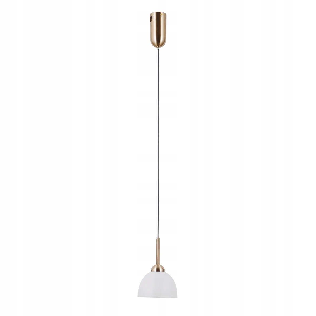 Italux Montiela Závěsná lampa zlatá Led 5W 3000K skleněná kopule