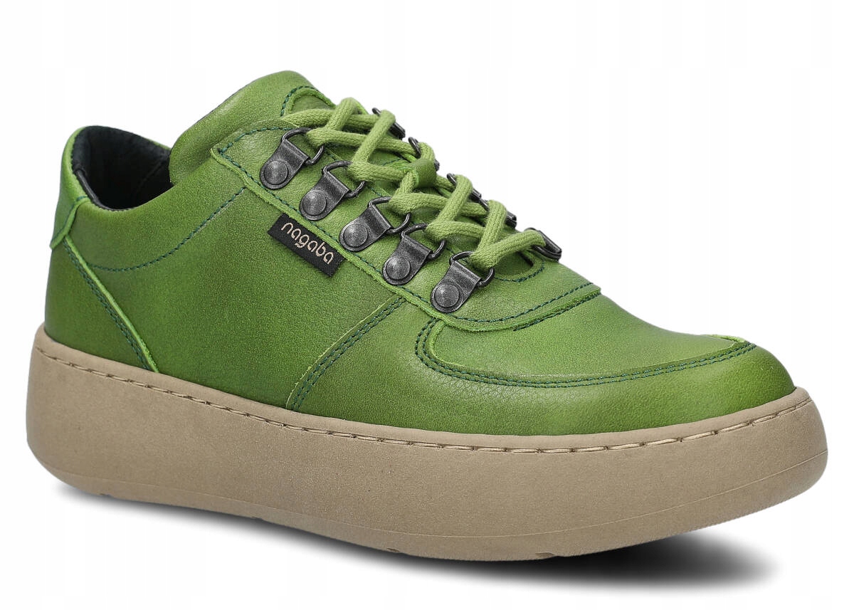 Nagaba 314 Pistácie Obláček Dámské Polobotky Velikost 36