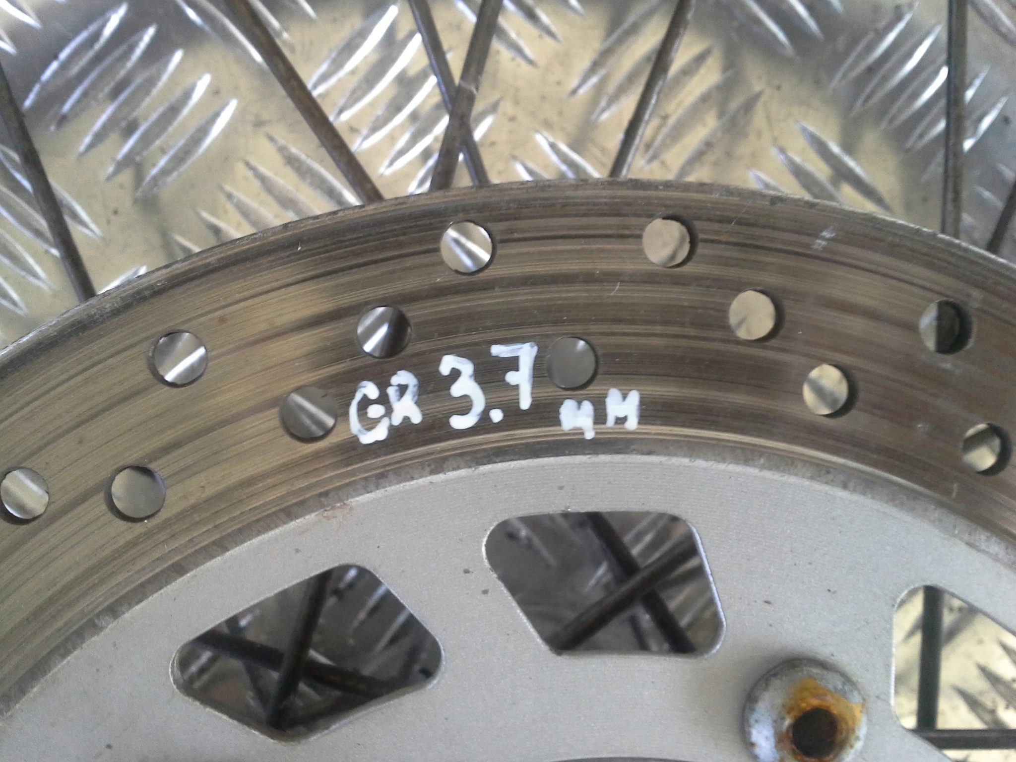 123458352 - YAMAHA DRAG STAR 125 передний тормозной диск