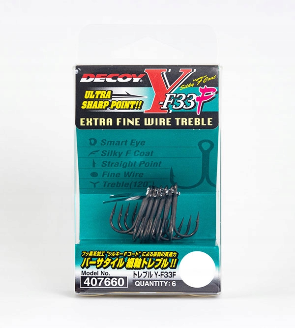 Decoy Treble Y-F33F #1 4szt
