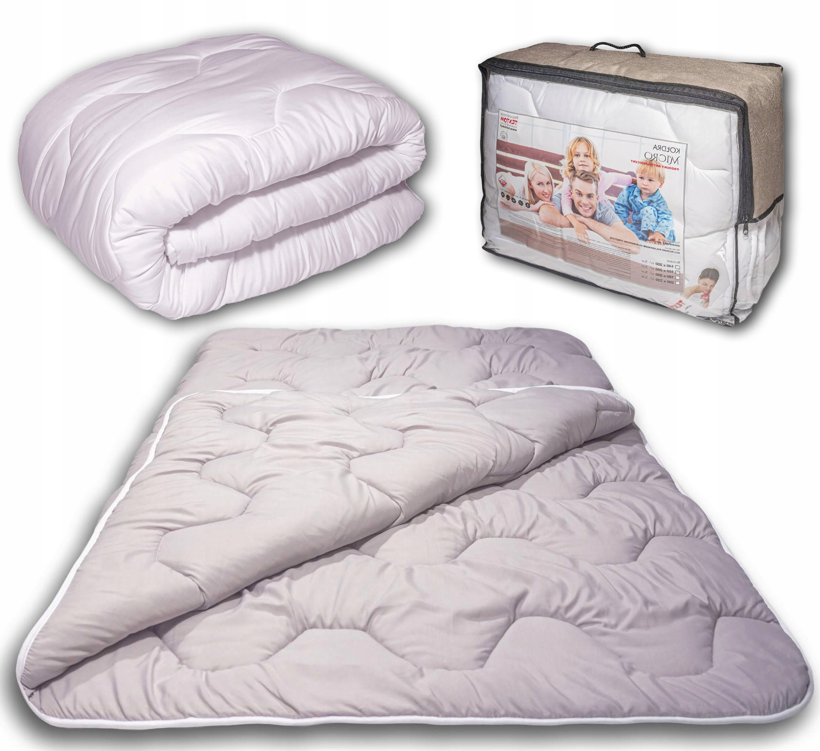 Přikrývka Povlečení Celoroční Přehoz Teplá Antialergická Fialová 140 x 200 cm