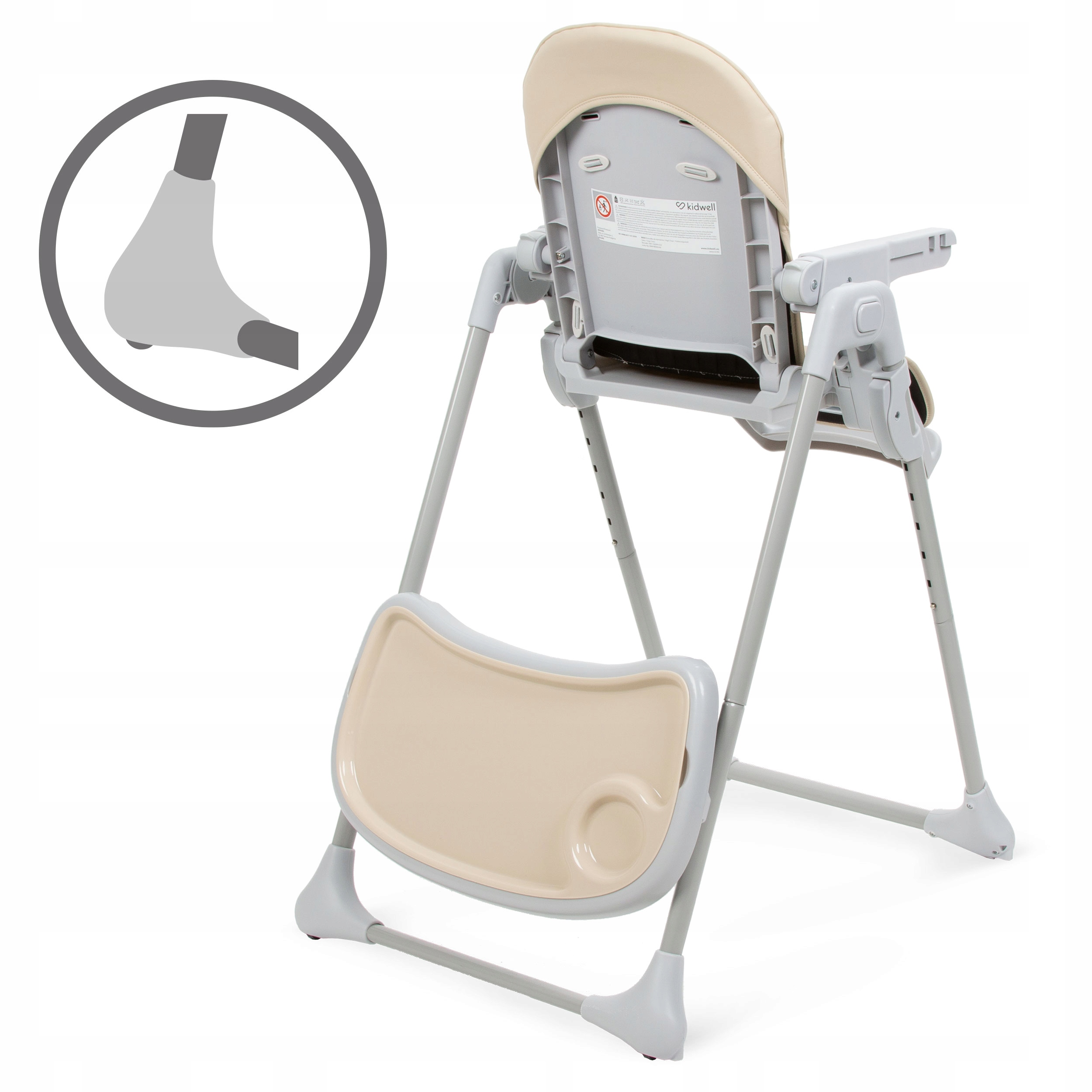 Wielofunkcyjne krzesełko do karmienia Kidwell BENO Szerokość produktu 54 cm