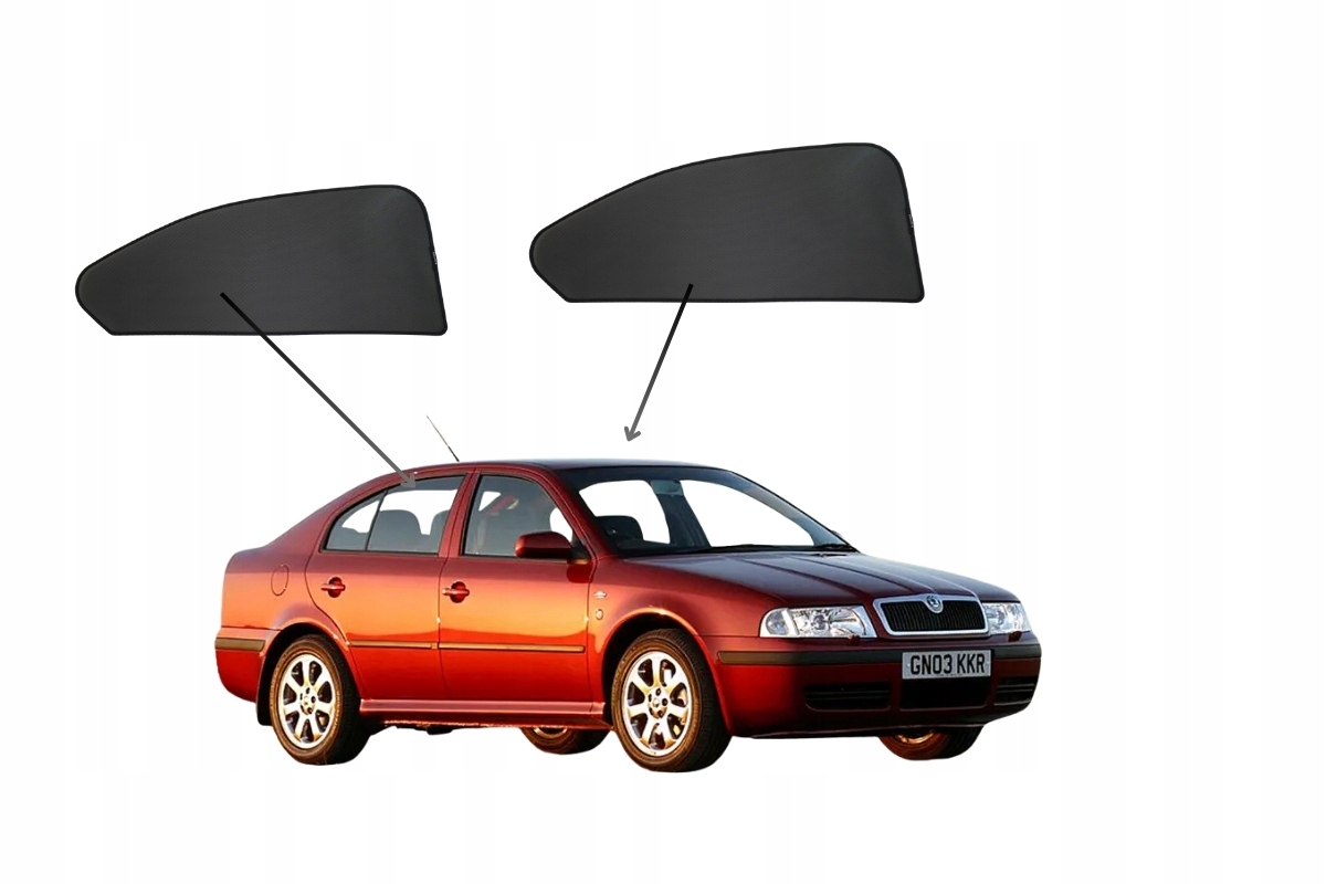 Protislnečné clony do Škoda Octavia I, 1996-2010, Limousine, Sedan,magnety