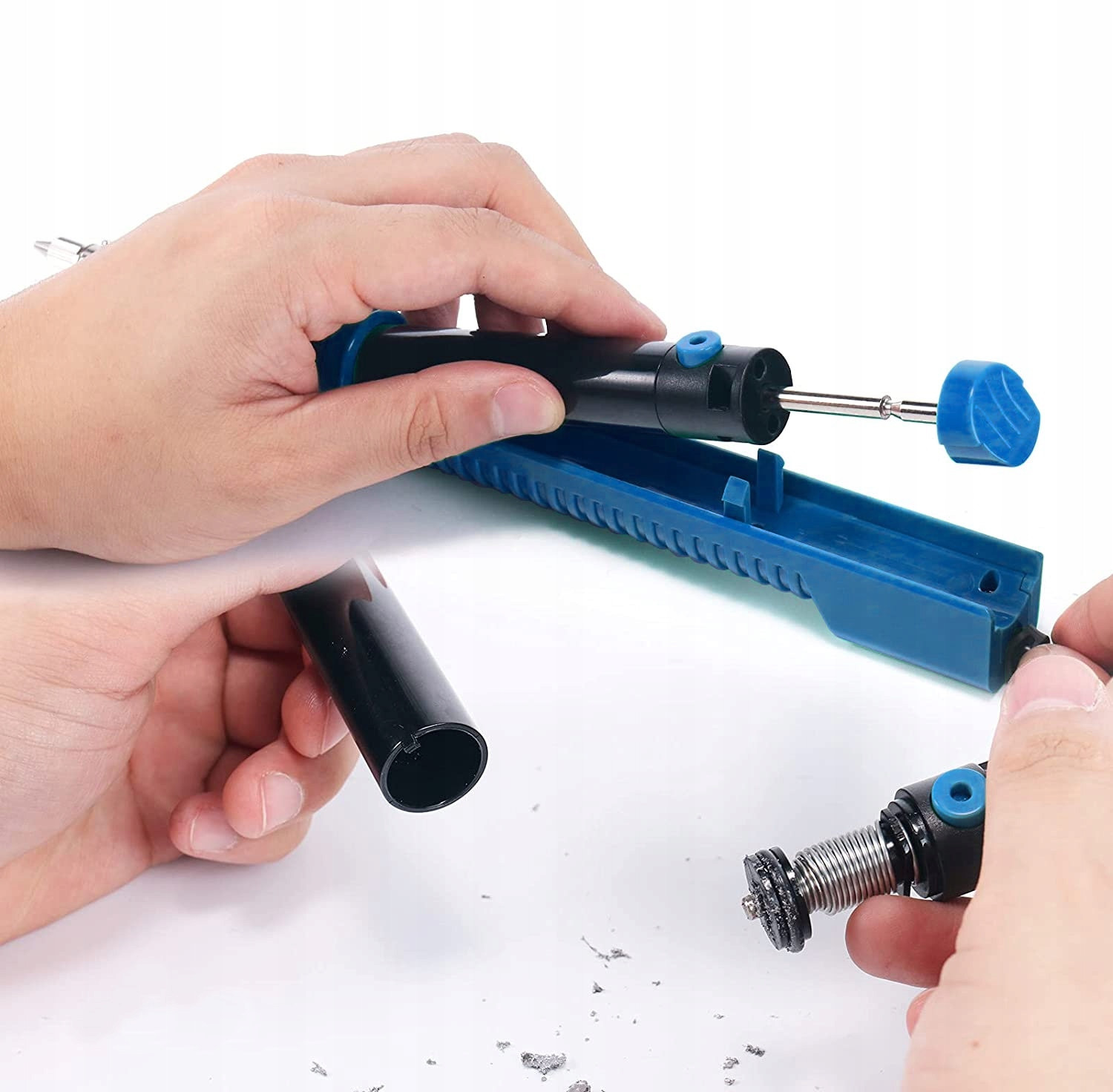 Stacja lutownicza HOTAIR WEP 926 LED III 110/220W grot 902 + Odsysacz Waga produktu z opakowaniem jednostkowym 1.5 kg