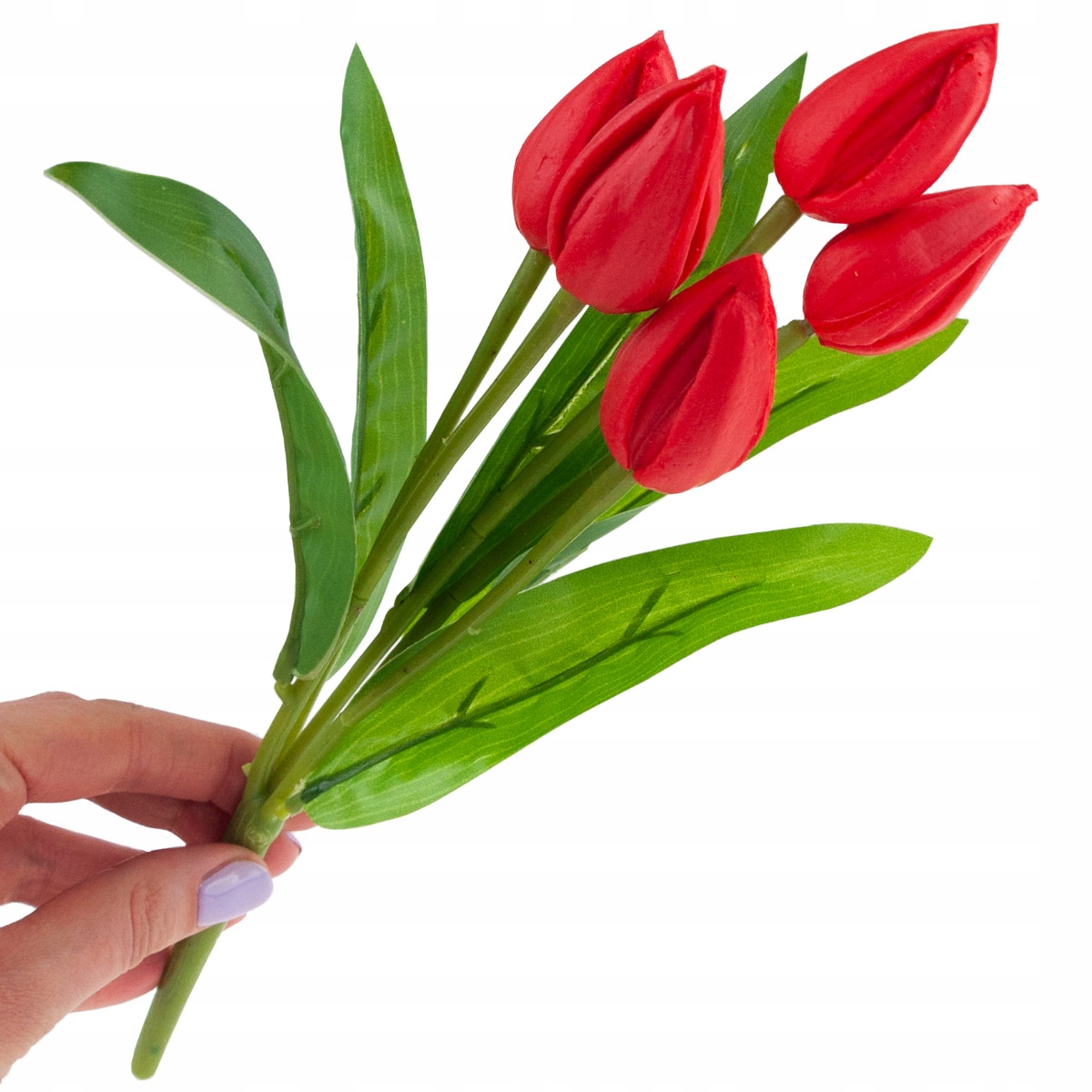 

Tulipany Tulipan Bukiet Gumowane silikonowe 5SZT