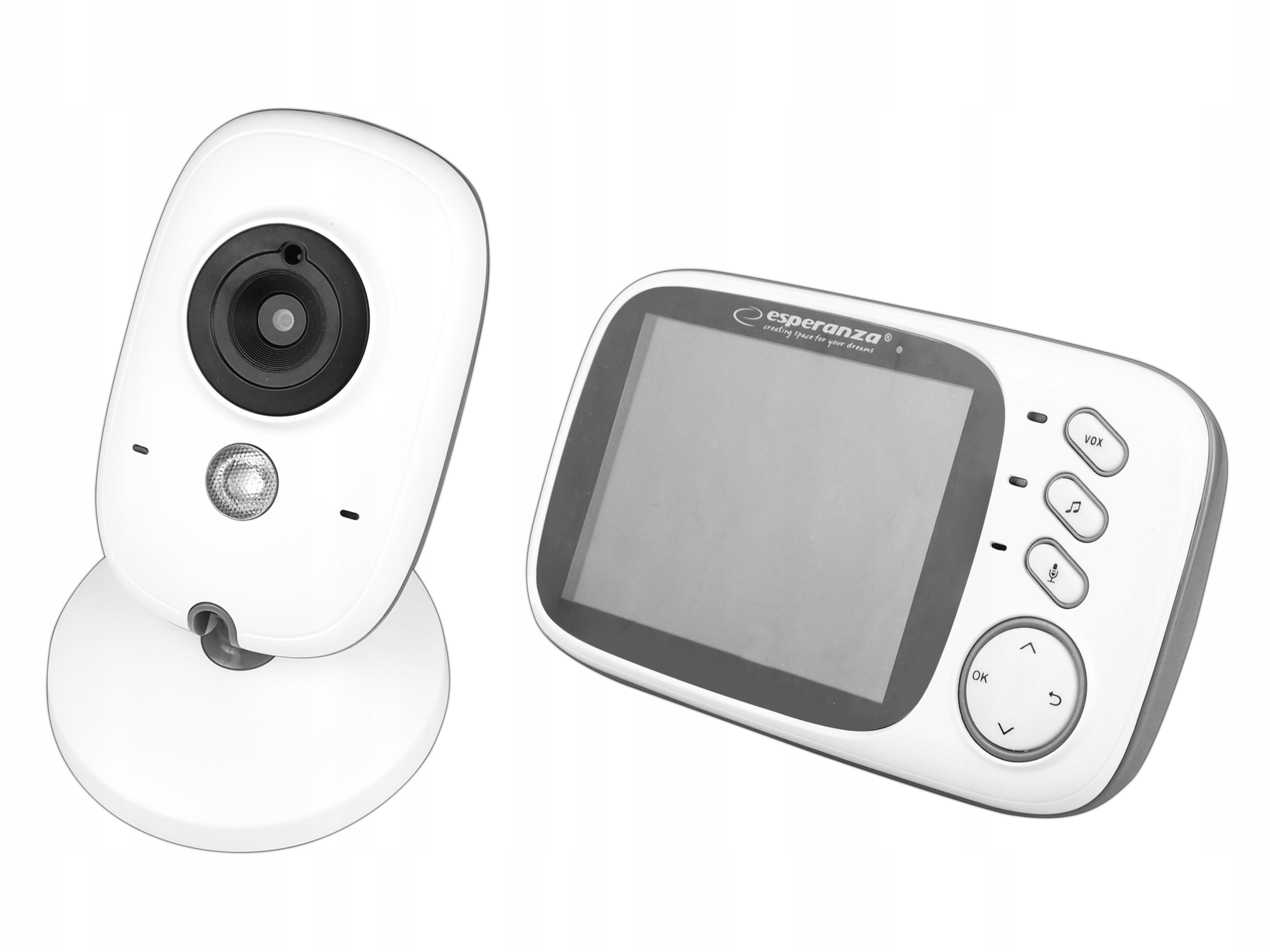 

Niania Elektroniczna Z Wyświetlaczem Monitor 3,2''