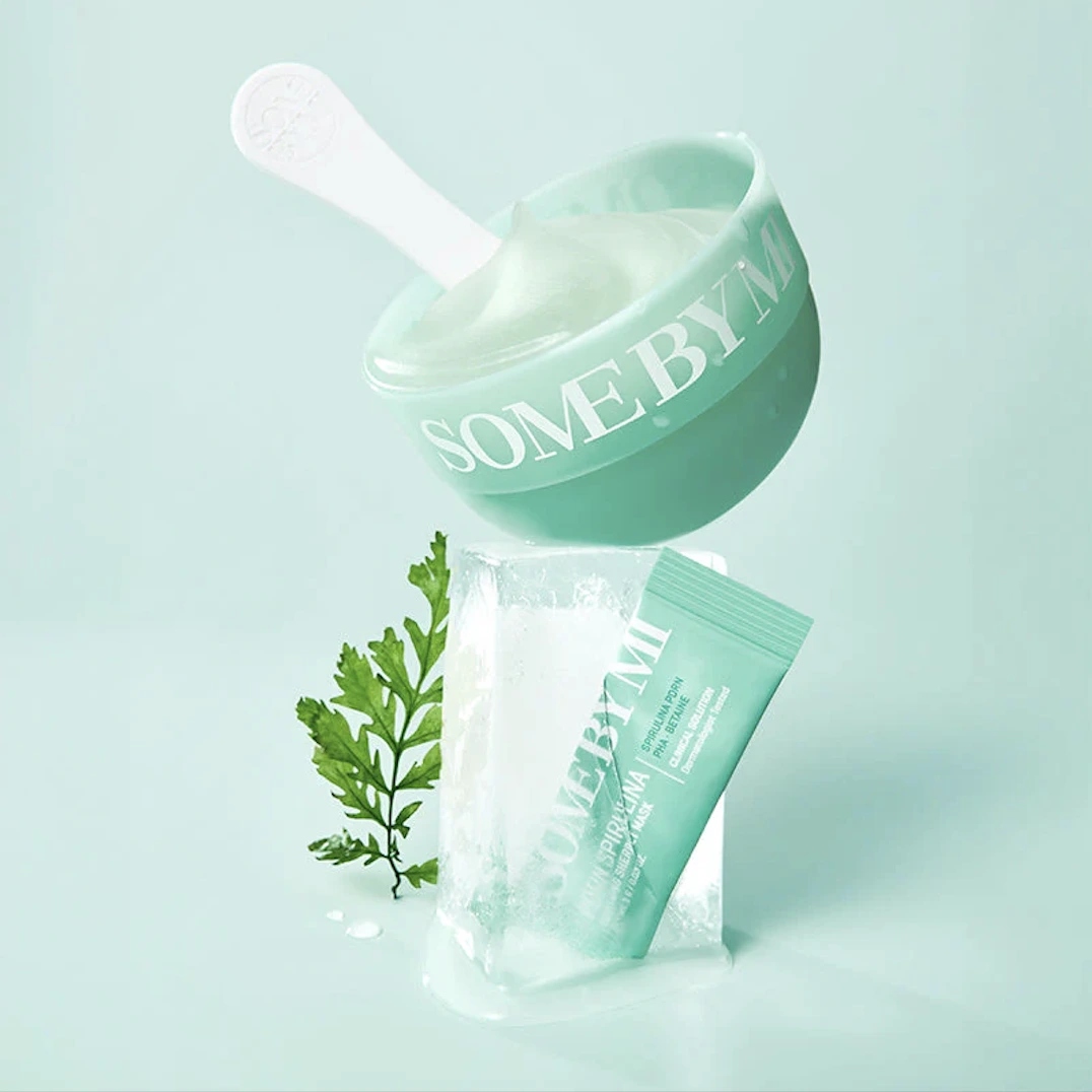 Some By MI Pdrn Spirulina Soothing Sherbet Mask Set Zklidňující sorbeto