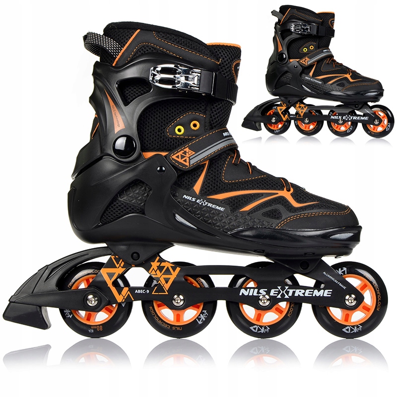 Kolečkové Brusle Nils Extreme NA9022 Brusle 2V1 ABEC-9 vel. 40