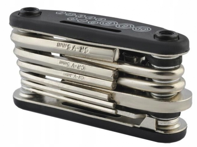 ZESTAW KLUCZY DO ROWERU ROWEROWYCH IMBUSOWE 16W1 Model 01779