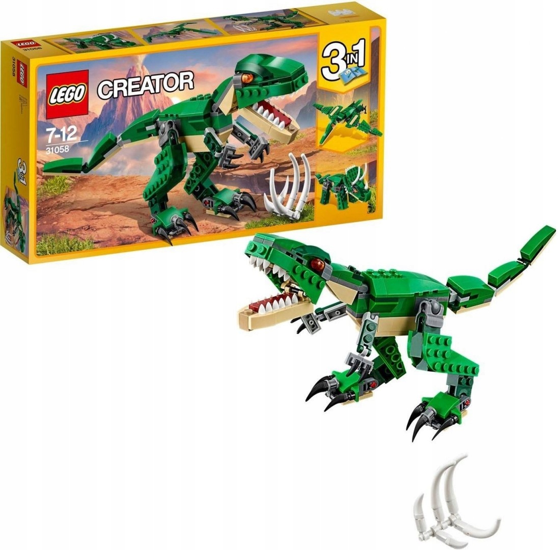 

Lego Creator 3 w 1 31058 Potężne dinozaury