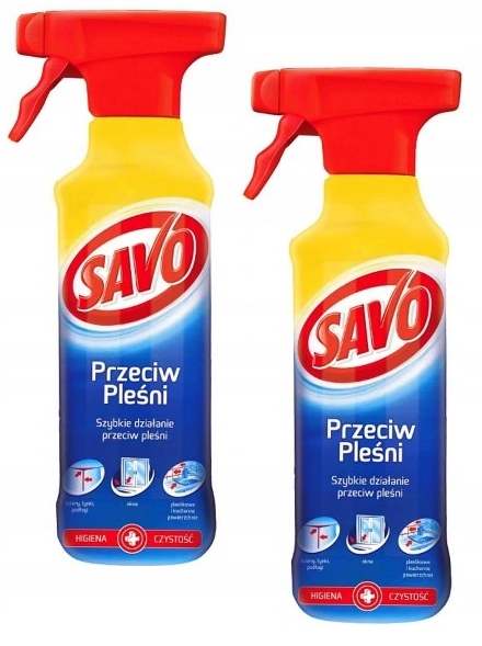 

Savo Spray Skuteczny Płyn Na Pleśń Grzyby 2x 500ML