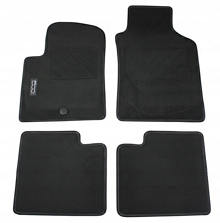 Fiat Oe Fca Dywaniki Podłogowe Welurowe Tekstylne 4 El. Fiat 500 71807957