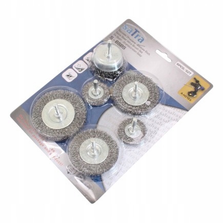 ZESTAW 6 sztuk Szczotek drucianych SATRA