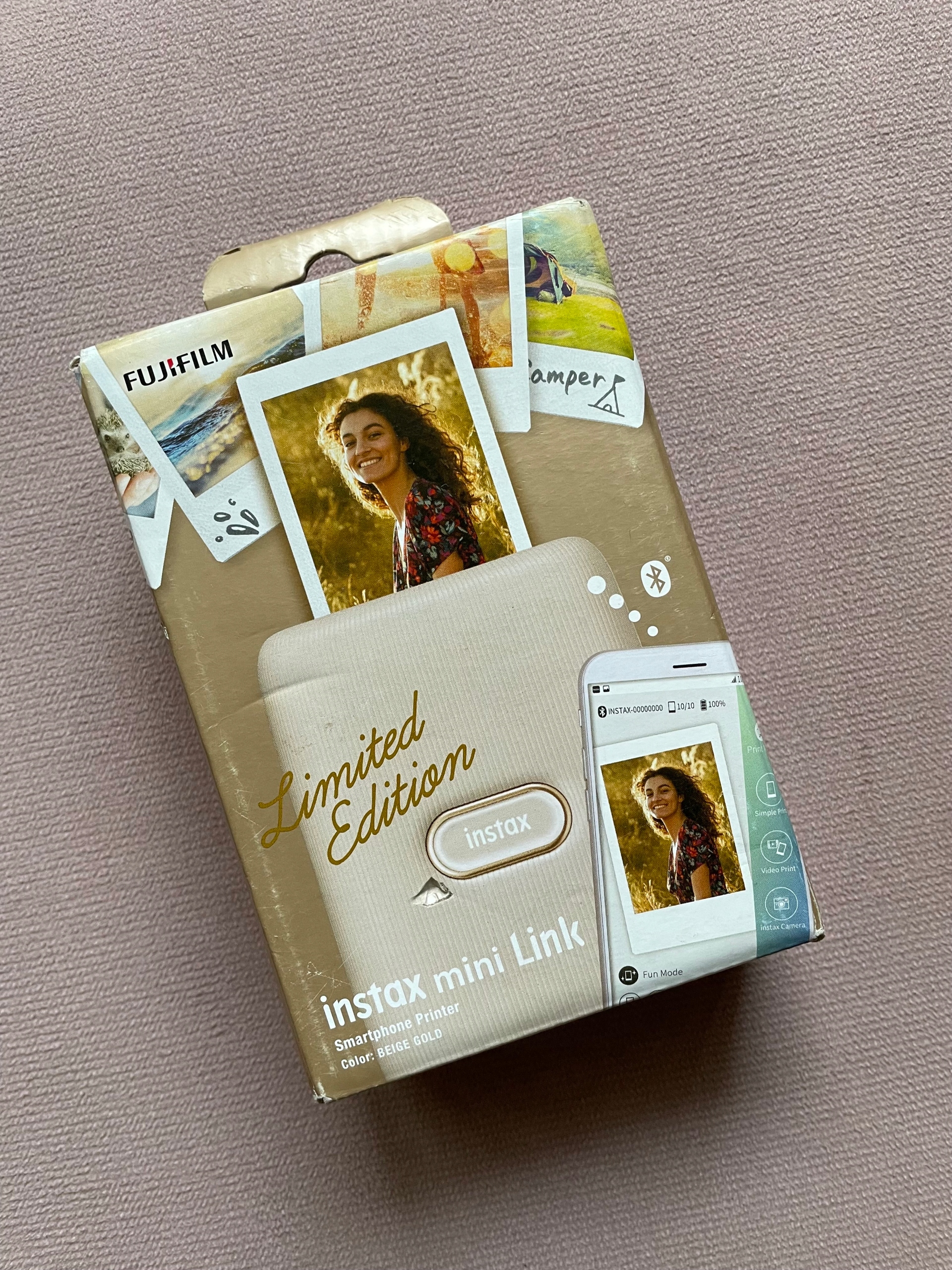 Mini drukarka FUJIFILM Instax Mini Link ORG Nowa Technologia druku termosublimacyjna