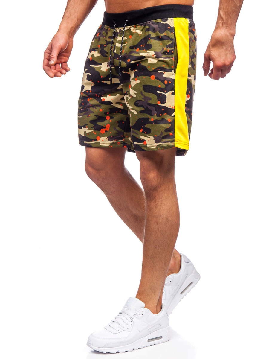 

Krótkie Spodenki Dresowe Zielone KS2579 Denley_m