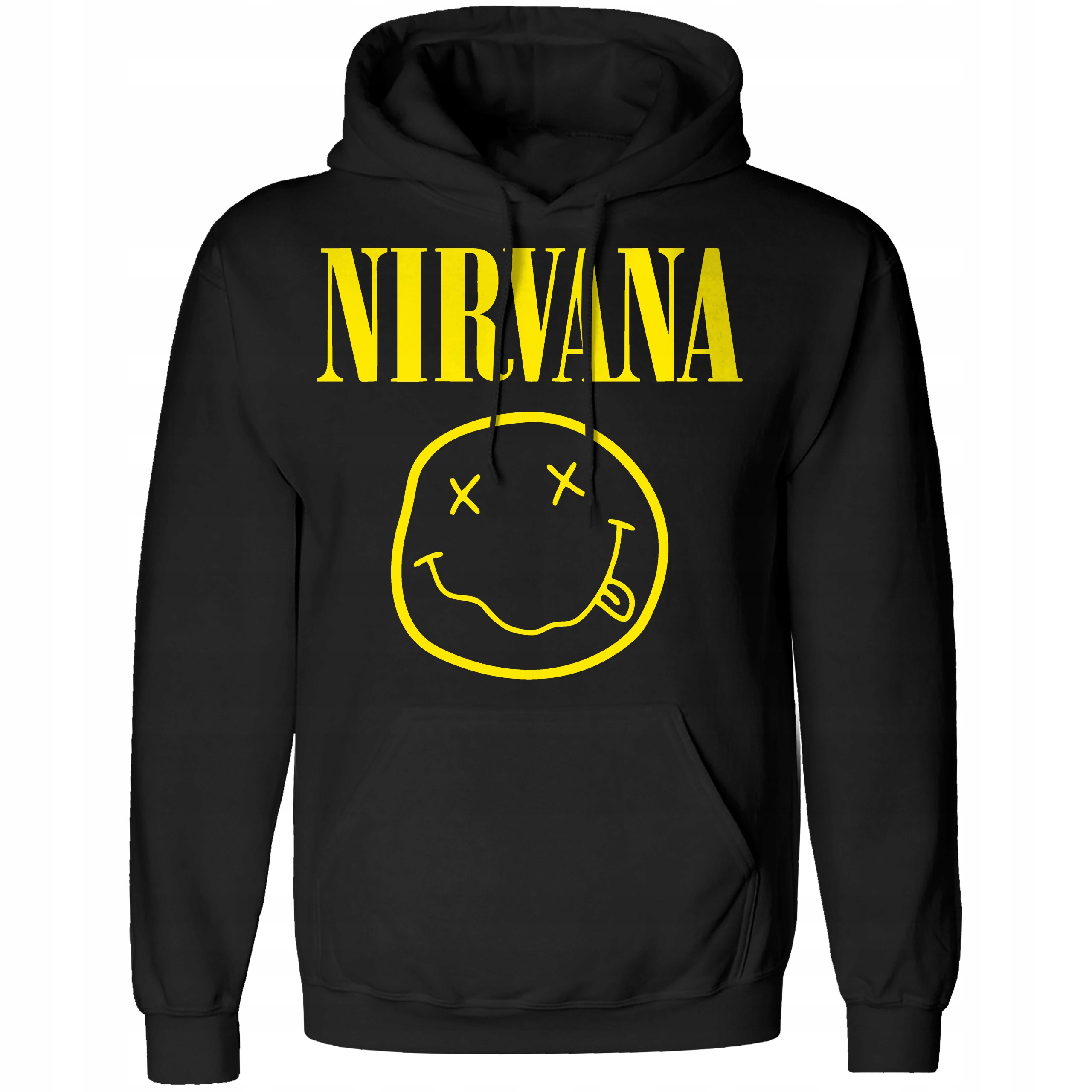 

Bluza Męska Z Kapturem Nirvana Smile Kurt Roz. XXL