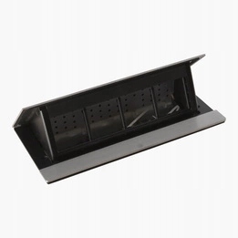 Nábytková zásuvka 8 modulov Oceľová Legrand 654808