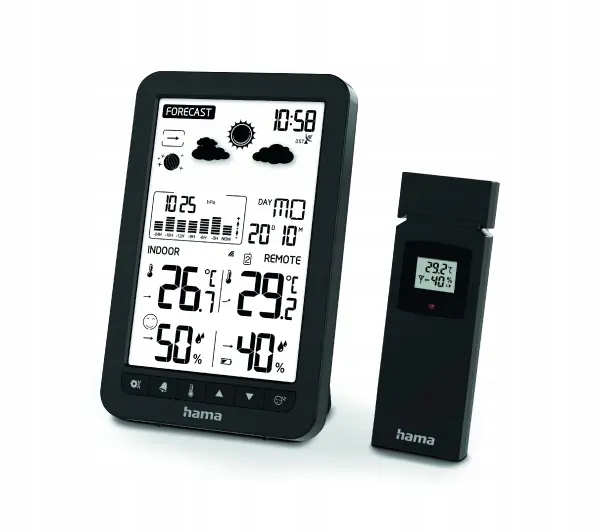 Stacja pogody Hama Ko Samui 222219 Alarm Zegar Pomiar temperatury