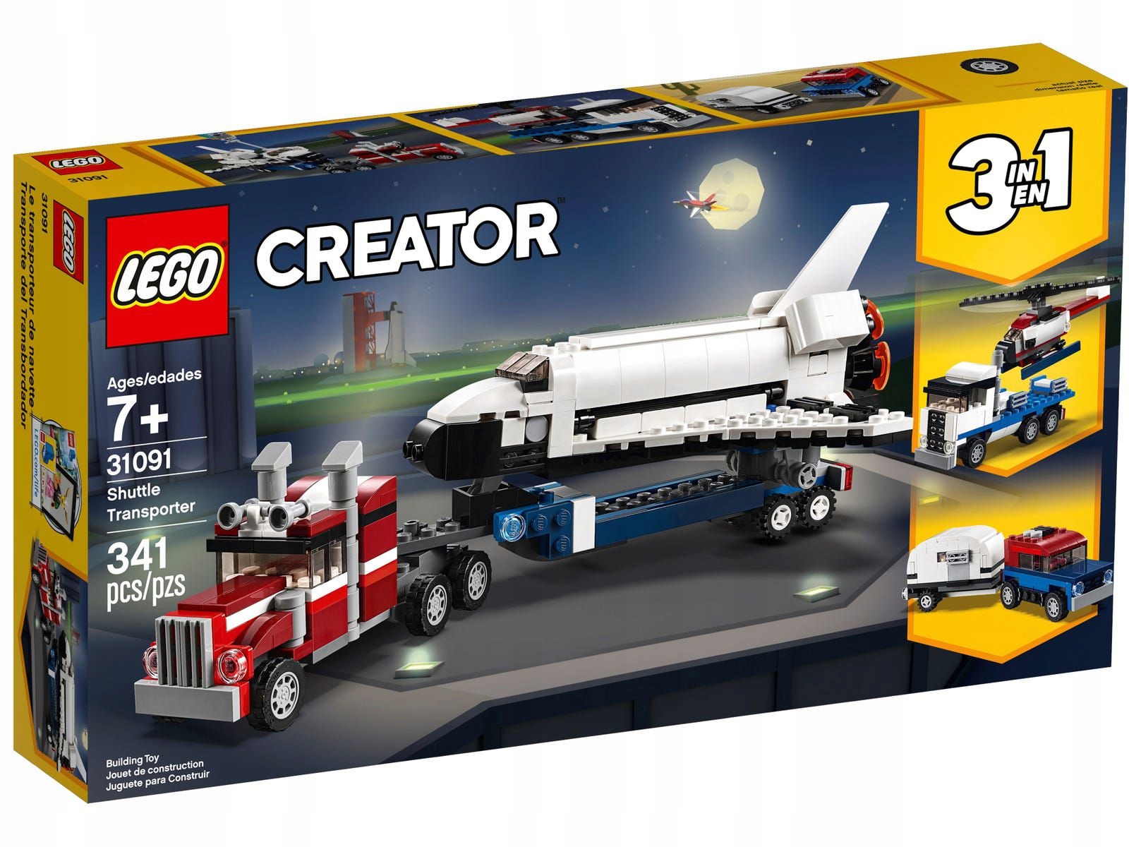 LEGO 31091 Creator 3w1 - Transporter promu