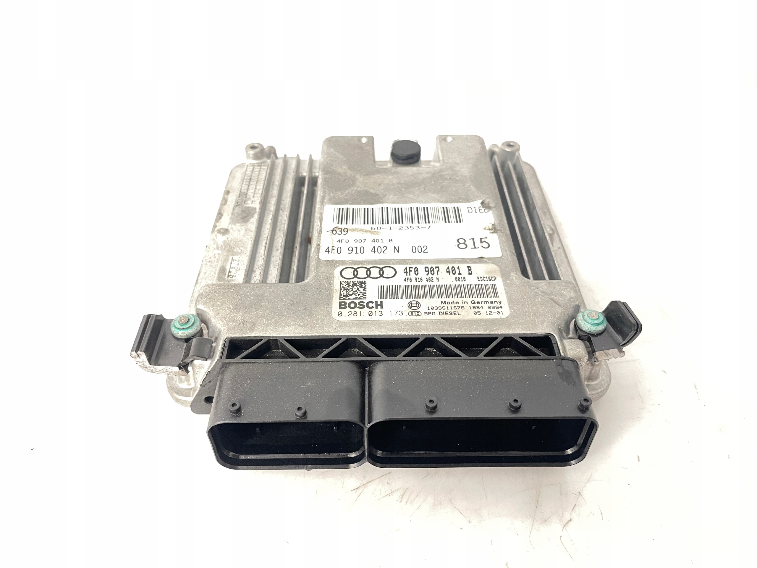 AUDI A6 C6 control unit of the engine 0281013173 4F0910402N 4F0907401B