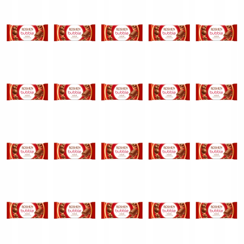 Roshen Czekolada Bąbelkowa mleczna 80 g X20