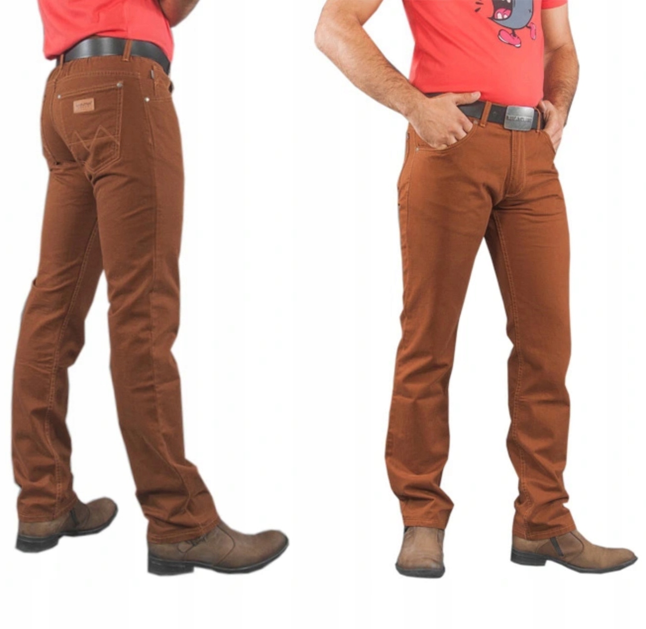 

Spodnie Męskie Bawełniane 110/001 94 cm/32 rudy