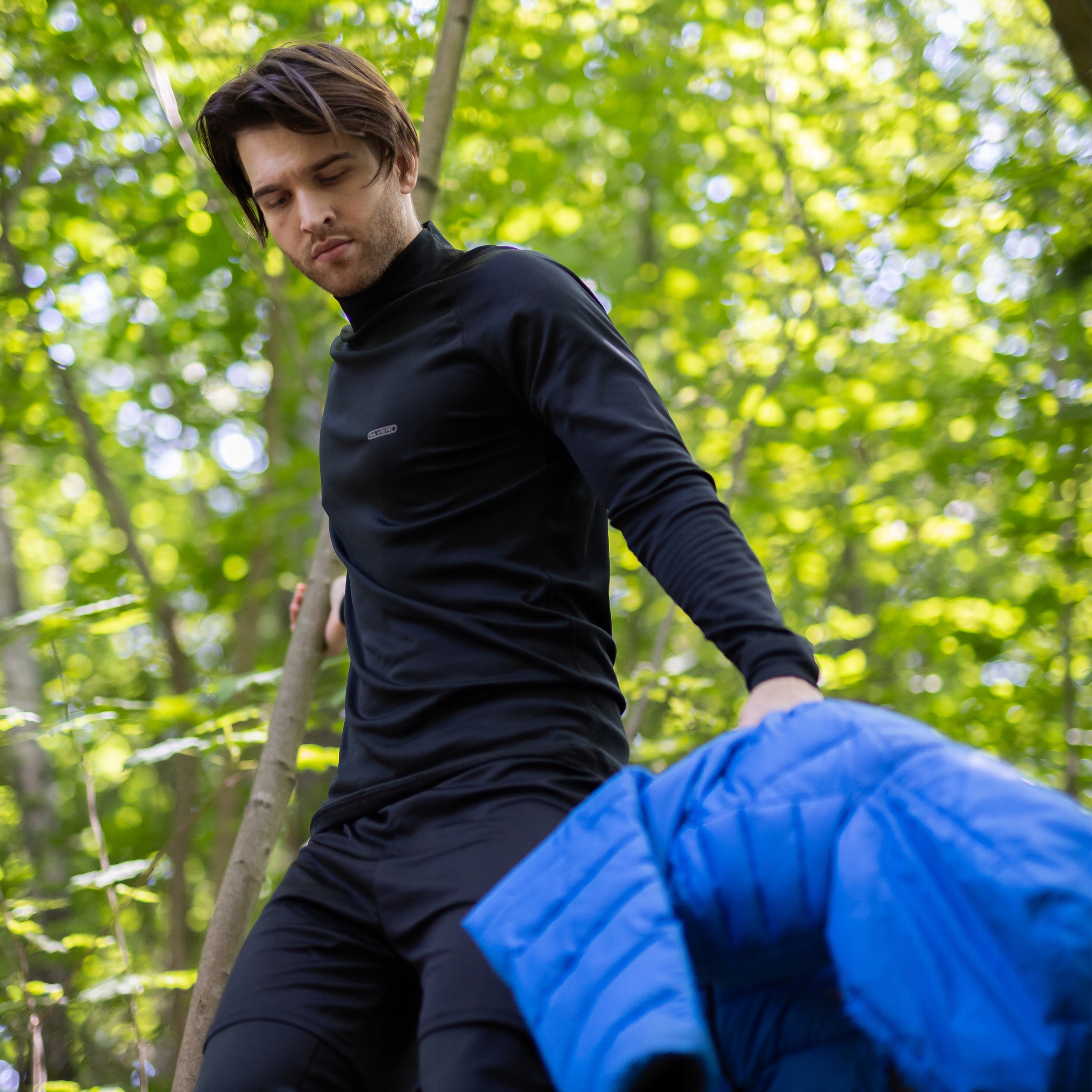 BIELIZNA TERMOAKTYWNA DAMSKA S KOSZULKA CIEPŁA Z MESZKIEM DRY NA ZIMĘ NARTY Materiał dominujący Poliester