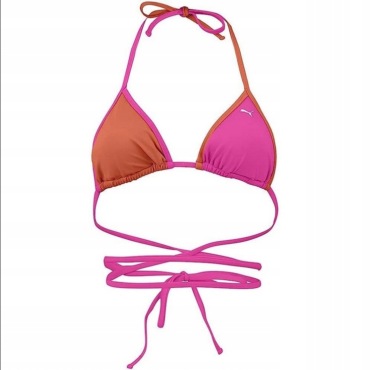 H6289 Puma Wrap Triangle Top Bikini Góra Od Stroju Kąpielowego S