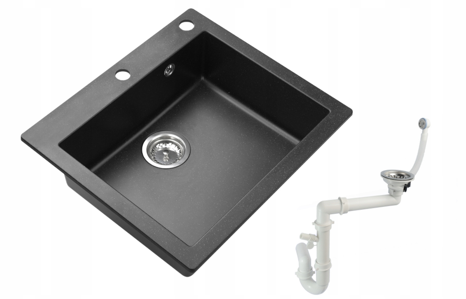 DUŻY ZLEW KUCHENNY JEDNOKOMOROWY BEZ OCIEKACZA EAN (GTIN) 5902115959752