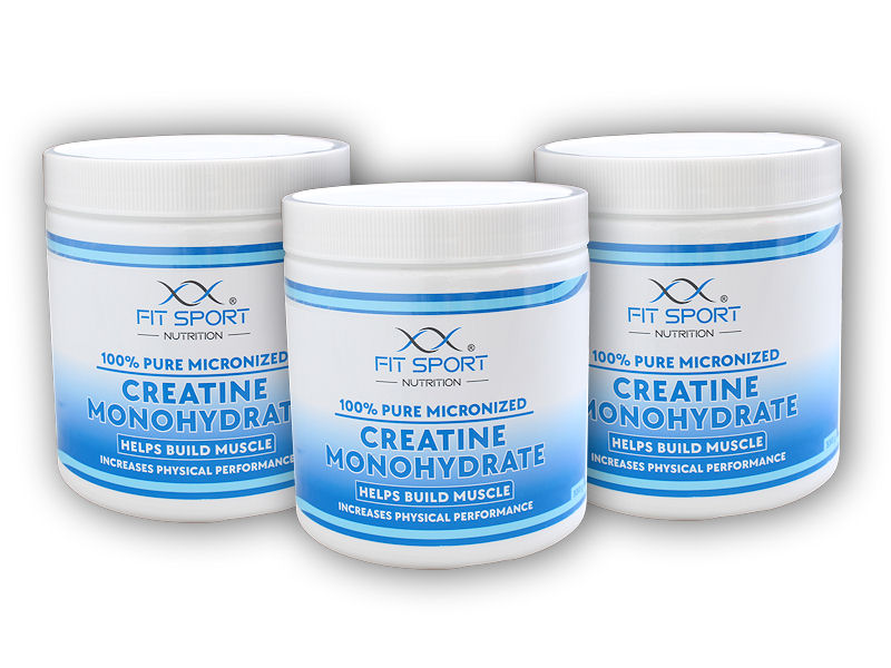3x 100% Pure Micronized Creatine Monohydrate 330g
