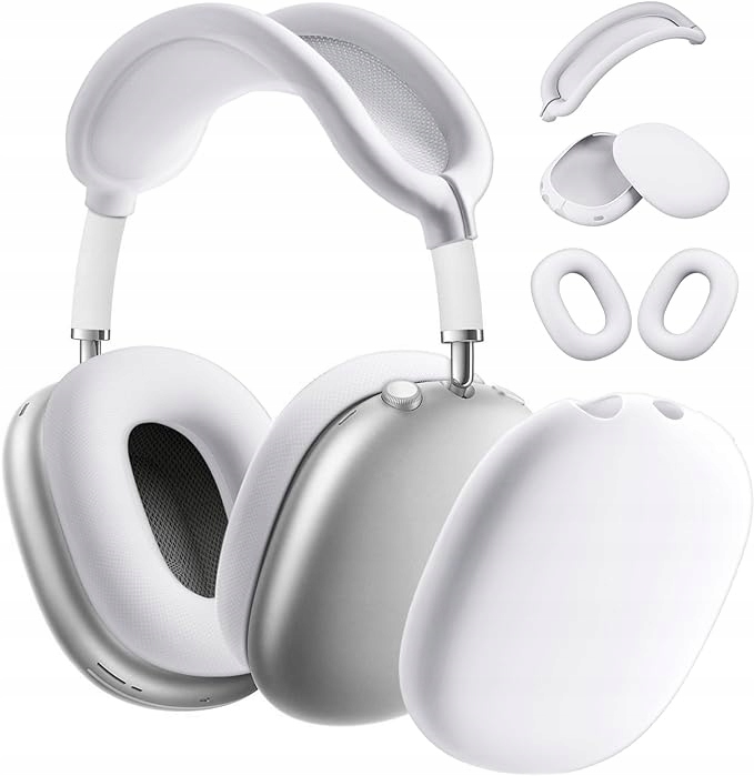 2xPOKROWIEC Air Pods Max Etui Nauszniki Na Uszy Zabezpieczenie Przez Rysami