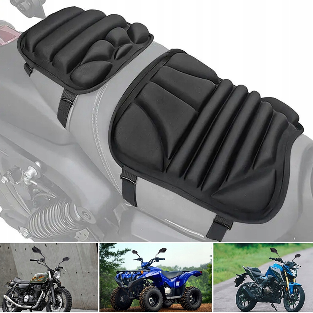 2 Ks Polštář K Sezení Na Motocykl, Polštář Na Sedlo Motocyklu