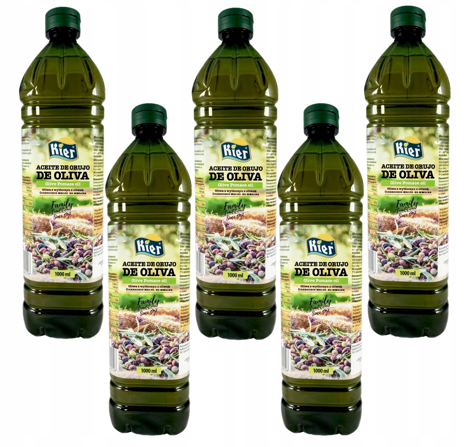 Oliwa z Oliwek Kier Olive Pomace Pakiet 5 szt x 1L