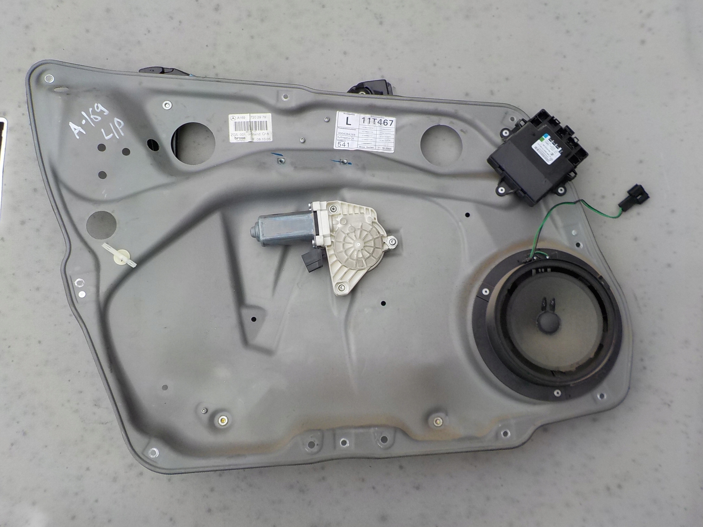 mini motor window regulator left front mercedes w169 5D 2006r