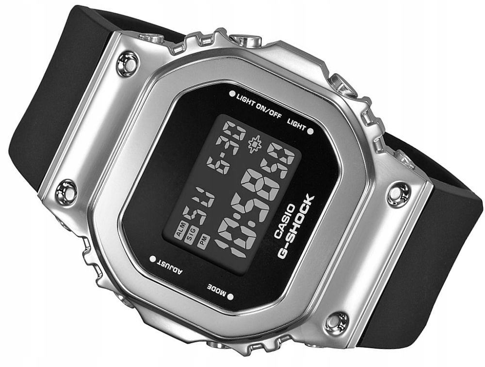 Dámský Elegantní Digitální G-shock GM-S5600-1ER G-steel DW-5600 Kostka