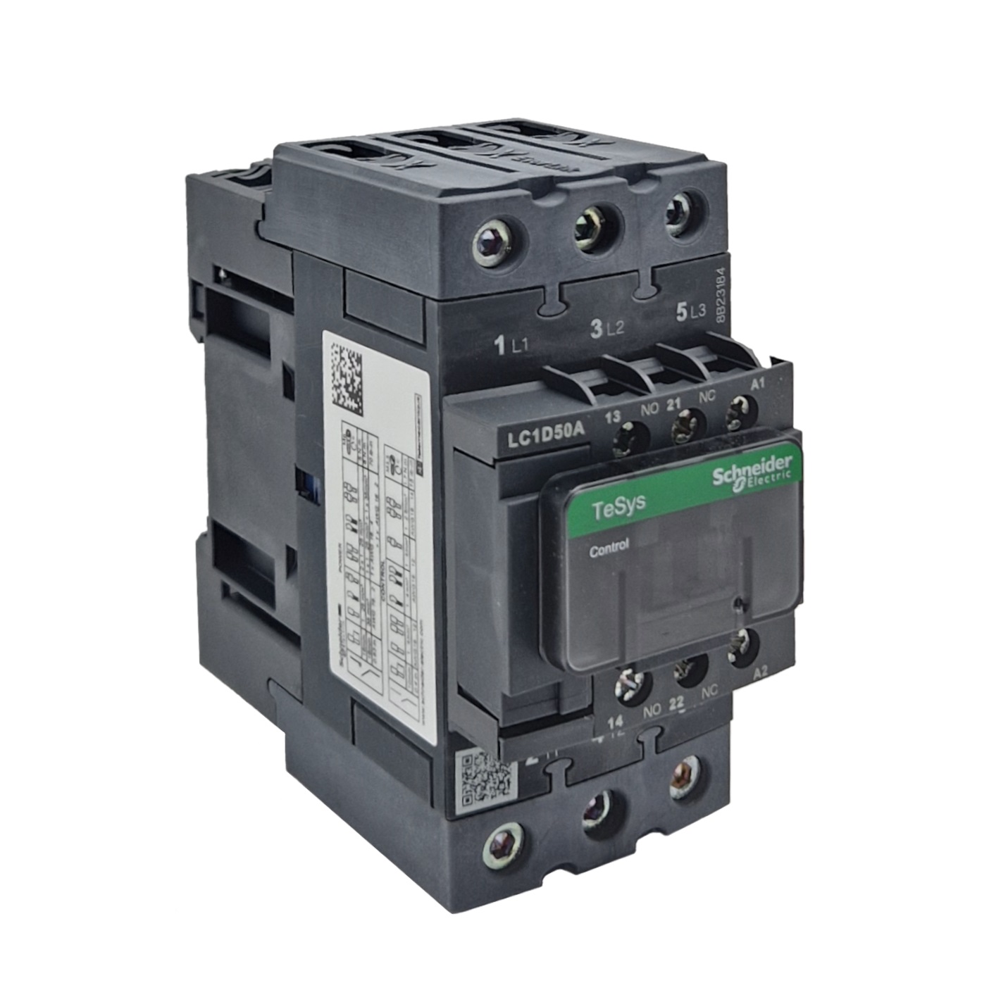 Výkonový Stykač LC1D50AB7 1z+1r 22kW 80A Uc 24 Vac 50/60Hz Schneider Electric