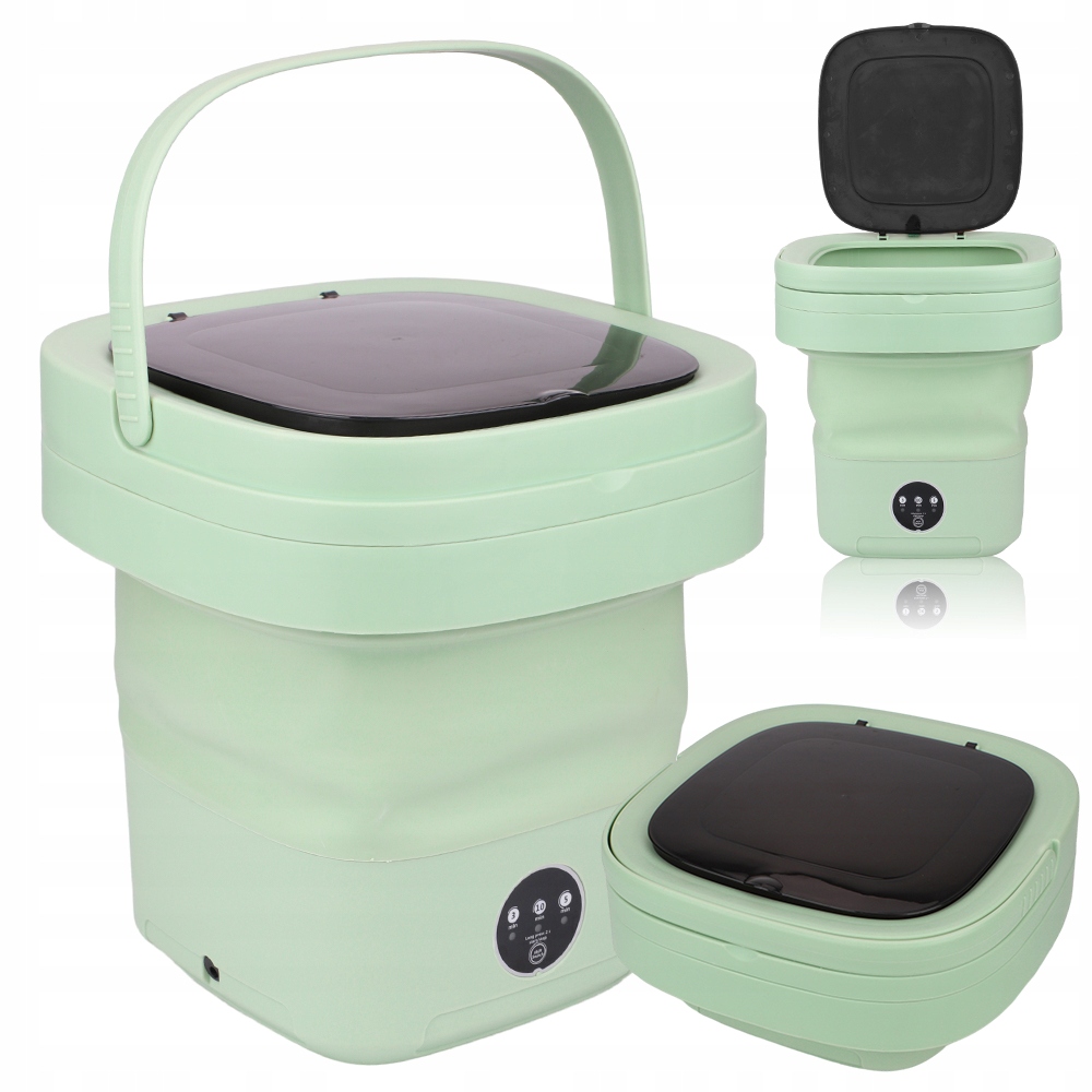 Składana Mini Pralka w Pełni Automatyczna Podróżna 11L