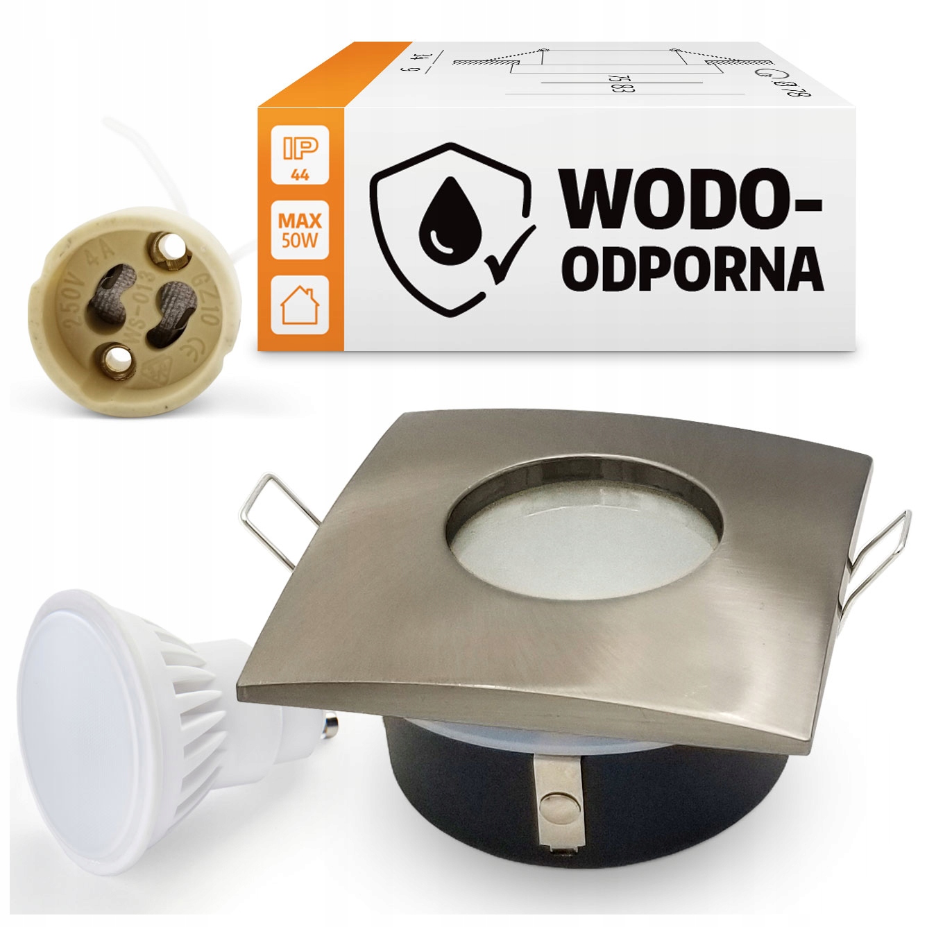 

Oprawka Halogen Zewnętrzny Do Podbitki GU10 Led