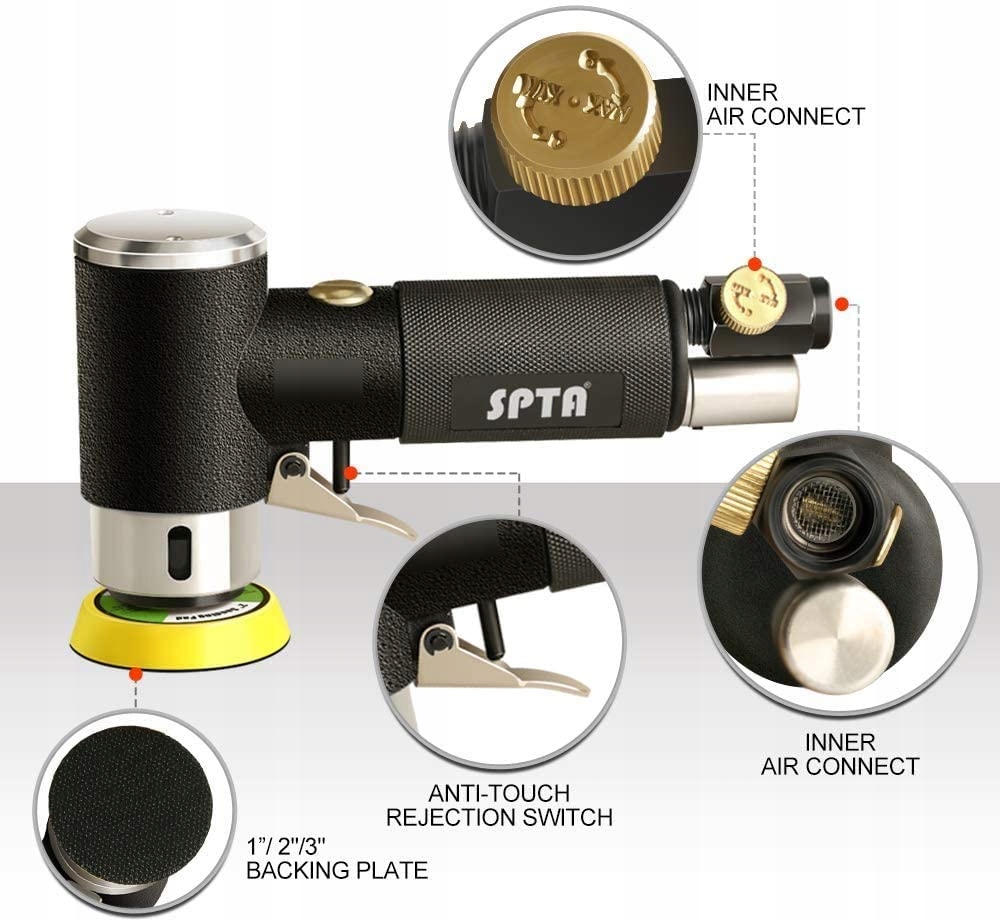 POLERKA SAMOCHODOWA SZLIFIERKA 18x GABKA 18xPAPIER Producent code 993LS