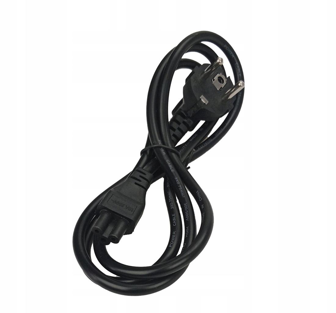 Balíček 25 napájecích kabelů 1,5 m C5 čtyřlístek pro zásuvky typu E/f