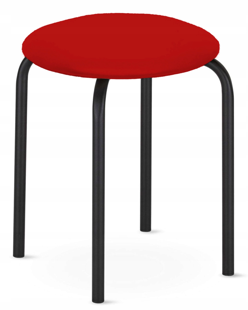 CZERWONY Taboret stołek metalowy CHICO-BL Nowy Sty