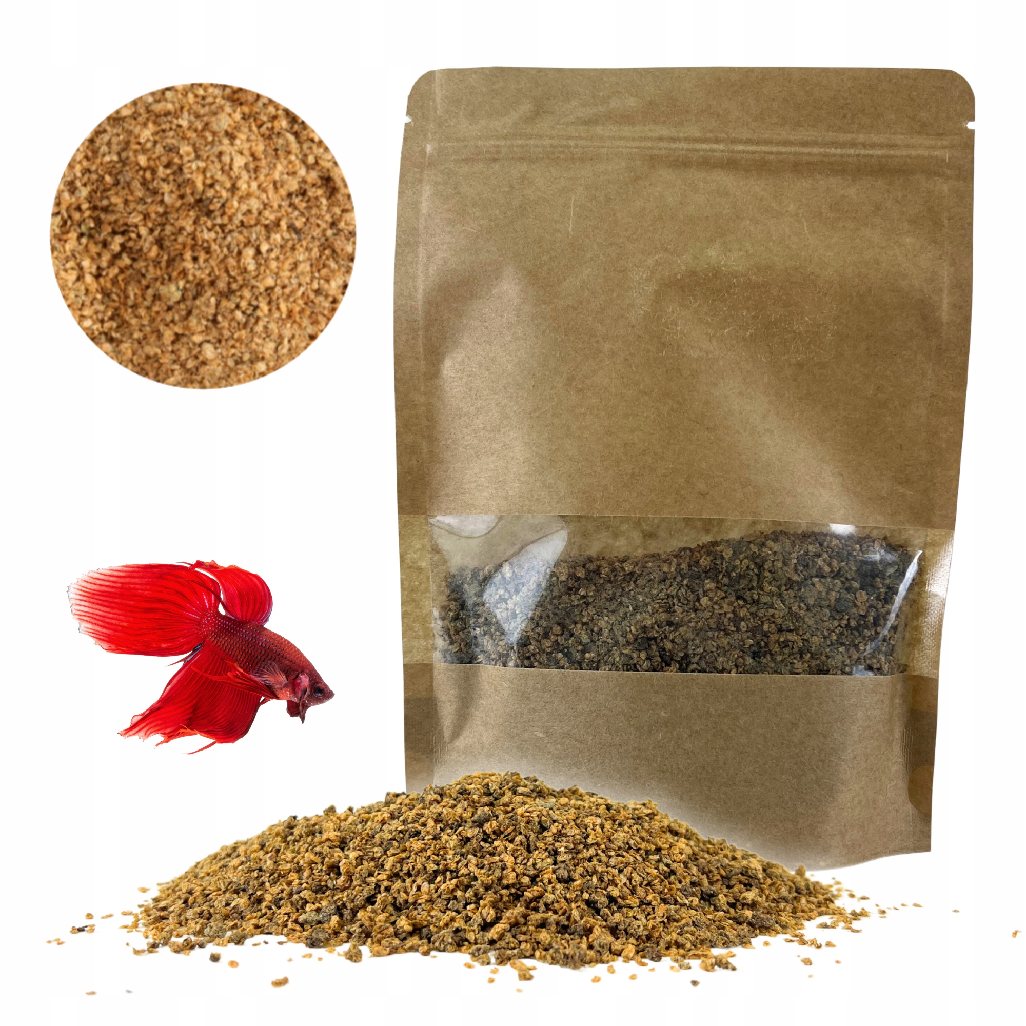 Přírodní Krmivo Dafnia Sušená Rozvětvená Zdroj Chitinu 250 g