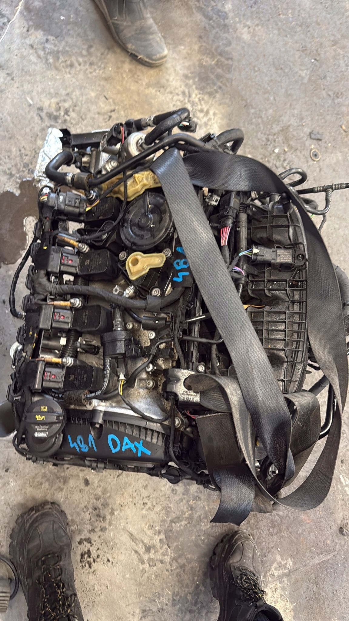 engine complete AUDI 2,0 TFSI 65 TYS KM DAX