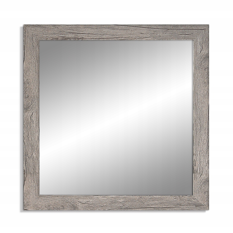 

Lustro szare drewno 37x37 różne kolory