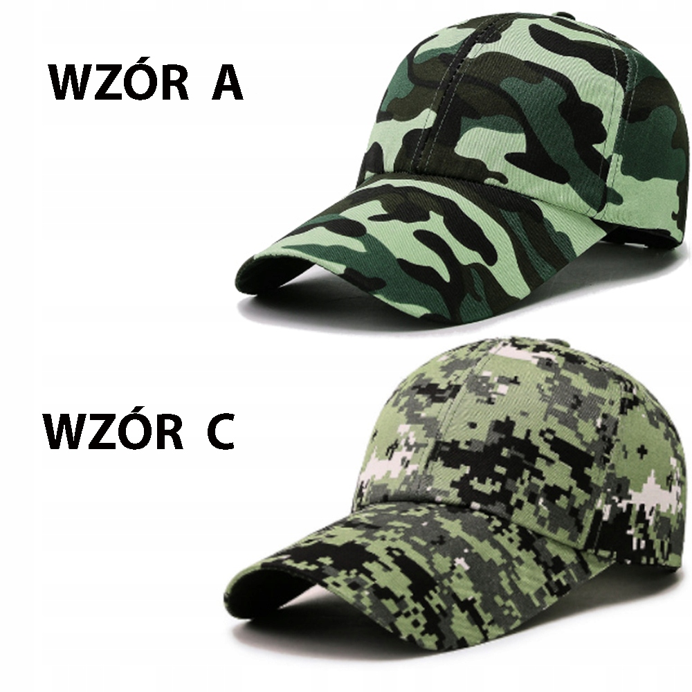 LETNIA CZAPKA Z DASZKIEM BEJSBOLÓWKA UNISEX MORO WOJSKOWA MĘSKA DAMSKA Model LY-CAP-07