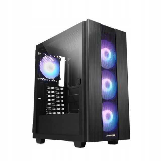 Chieftec Obudowa GS-02B-OP Hunter 2 Midi Tower 4xRGB Usbc