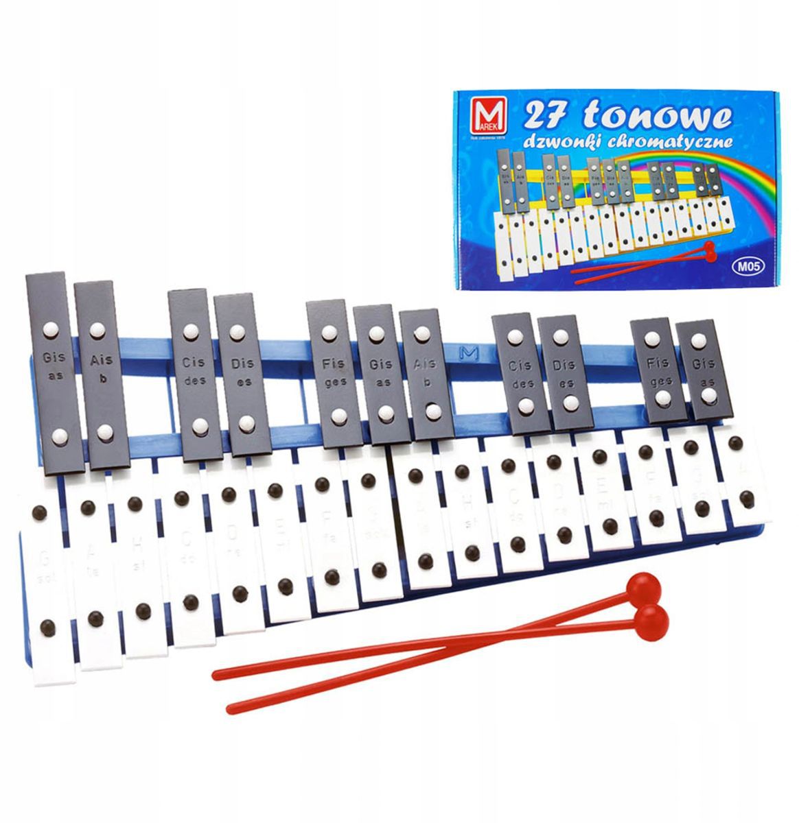 

Dzwonki Chromatyczne 27 Tonowe